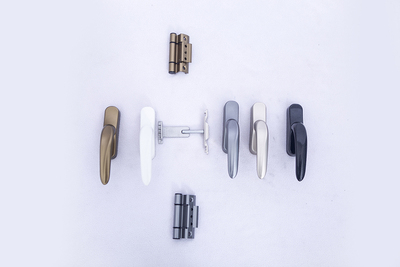 拨叉式执手+合页